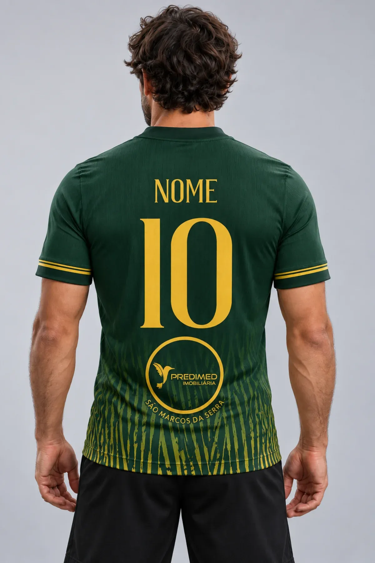Camisola alternativa do FC Pereirense 2026/27, costas, vestida por um jogador